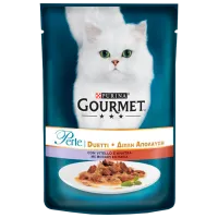 Hrană pentru pisici umedă Purina Gourmet Perle 72962 85 g/ Vită, rață