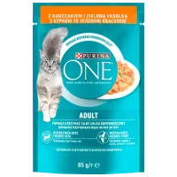 Hrană pentru pisici umedă Purina One 72971 85 g/ Găină, mazăre