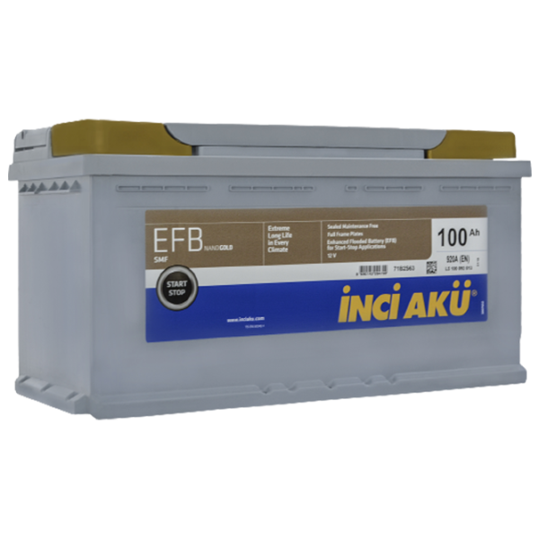 Авто аккумулятор Inci Aku Nanogold START-STOP EFB 920A photo 1