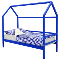 Pat pentru copii Belmarco Svogen 70 x 160 cm/ Masiv/ Blue