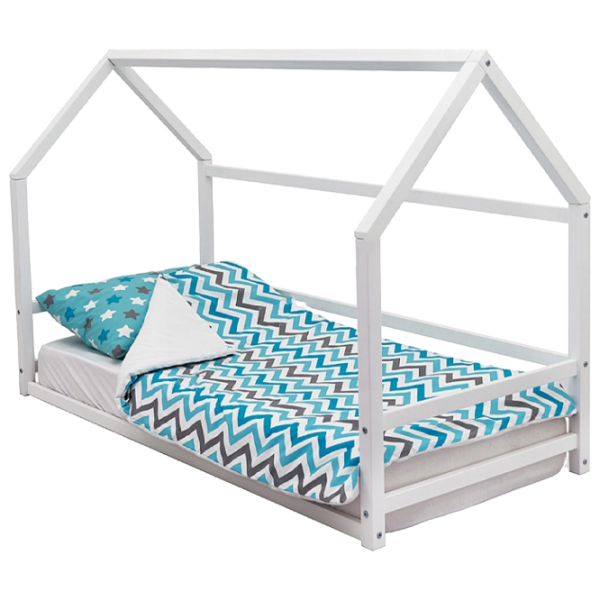 Детская кровать Belmarco Montessori Svogen 70 x 160 см/ Массив/ Белый photo 1