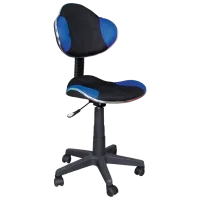 Fotoliu de birou Signal Q-G2 Stofă/ Black Blue