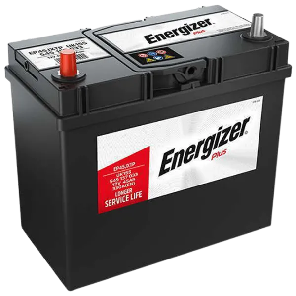 Авто аккумулятор Energizer Plus (jap) узк.(лев) 12V 45 Ah 330A photo 1