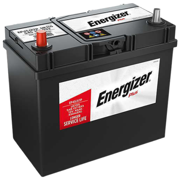 Авто аккумулятор Energizer Plus (jap) узк.(лев) 12V 45 Ah 330A photo 1