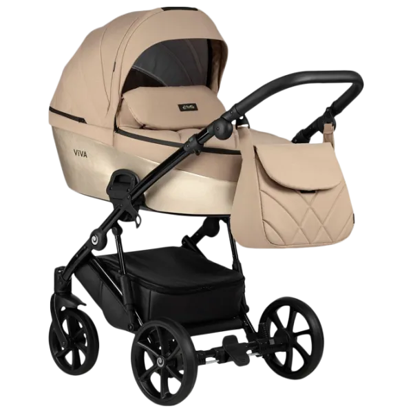 Детская коляска Tutis Viva 4 Luxury 2 in 1 061/ Бежевый photo 1