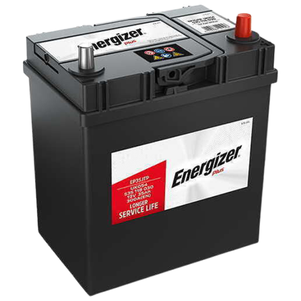 Авто аккумулятор Energizer Plus Japan 300A/ 35 Ач photo 1