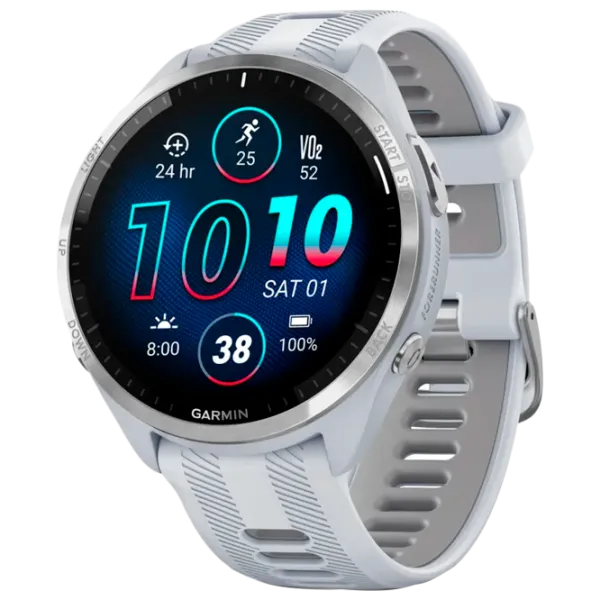 Ceas inteligent Garmin Forerunner 965 1.4"/ 010-02809-11/ Whitestone White photo 1