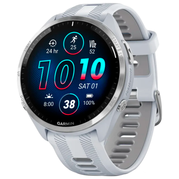 Ceas inteligent Garmin Forerunner 965 1.4"/ 010-02809-11/ Whitestone White photo 1