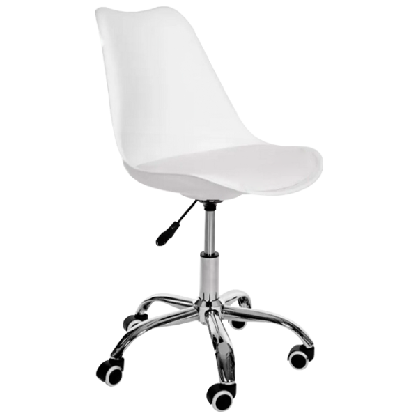 Fotoliu de birou Akord FD005 Piele artificială/ White photo 1