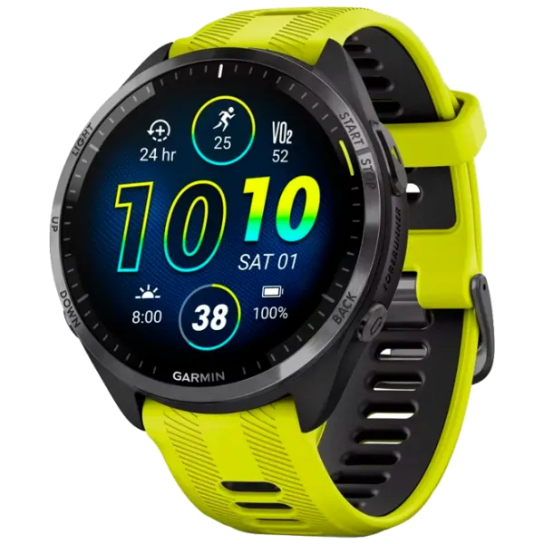 Ceas inteligent Garmin Forerunner 965 1.4"/ 010-02809-12/ Amp Yellow Black photo 1