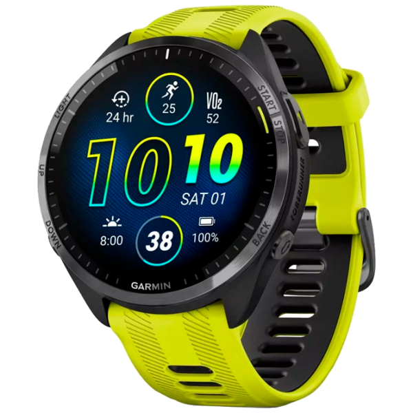 Ceas inteligent Garmin Forerunner 965 1.4"/ 010-02809-12/ Amp Yellow Black photo 1