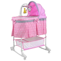 Детская кровать Milly Mally Sweet Melody (5345369) 0 месяцев - 6 месяцев/ Розовый