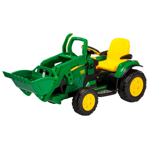 Электрический трактор JD Ground Loader Peg Perego IGOR0068/ 1 12 км/ ч/ 40 кг/ 3+/ Зелёный photo 1