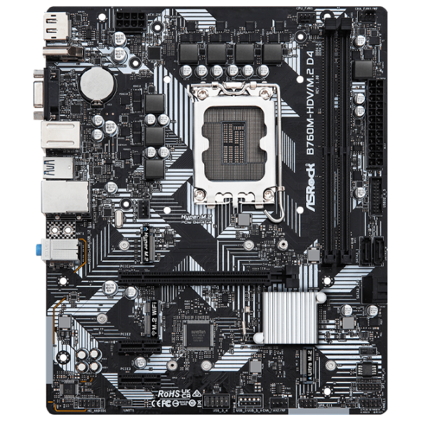 Материнская плата ASRock B760M-HDV/ M.2 mATX/ Intel B760 photo 1
