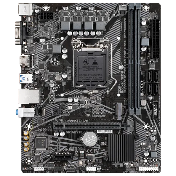 Placă de bază Gigabyte H510M H V2 mATX/ Intel H510 photo 1