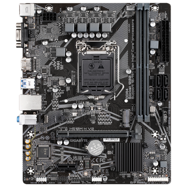 Placă de bază Gigabyte H510M H V2 mATX/ Intel H510 photo 1