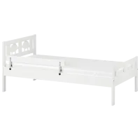 Pat pentru copii Ikea Kritter 70 x 160 cm/ MDF/ White