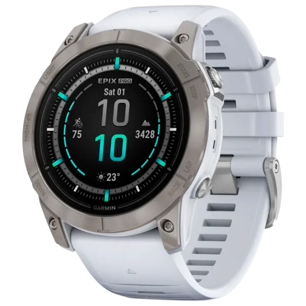 Умные часы Garmin Epix Pro (Gen 2) 1.4"/ 010-02804-11/ Whitestone Титан photo 1