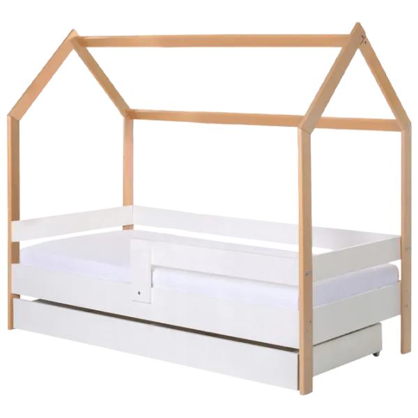 Pat pentru copii BellaLuni Domek 80 x 160 cm/ Masiv/ Beige photo 1 Pat pentru copii BellaLuni Domek 80 x 160 cm/ Masiv/ Beige photo 1