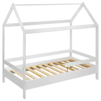 Детская кровать ASM Tymmi Hause WW BTH 80 x 160 см/ Массив/ Белый