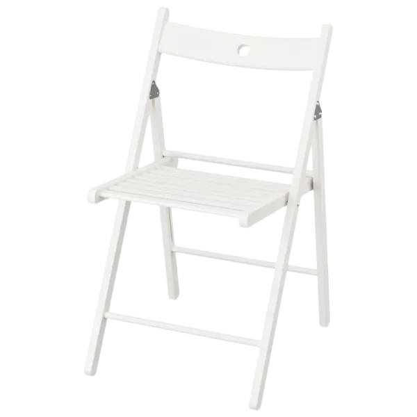 Кухонный стул Ikea Terje Дерево/ Белый Серый photo 1