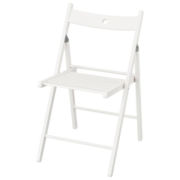 Кухонный стул Ikea Terje Дерево/ Белый Серый photo 1