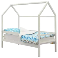 Pat pentru copii Belmarco Svogen 70 x 160 cm/ Masiv/ White