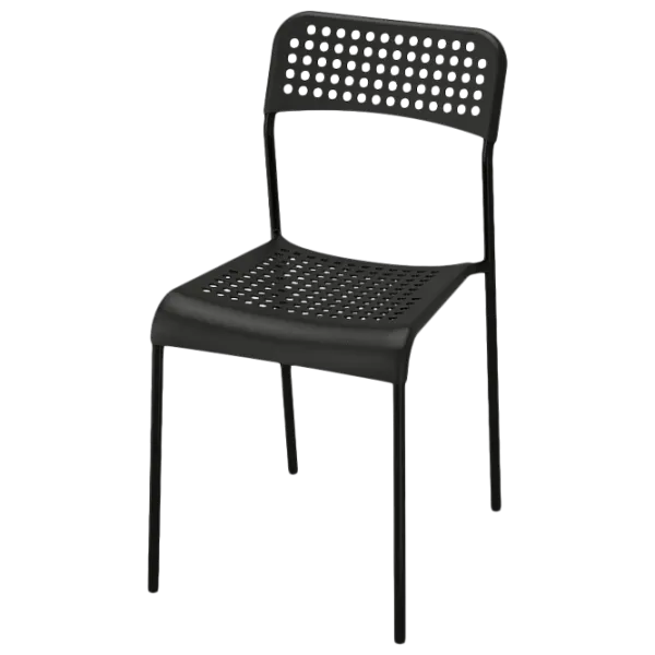 Scaun de bucătărie Ikea Adde Plastic/ Black photo 1
