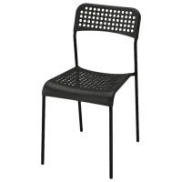 Кухонный стул Ikea Adde Пластик/ Черный
