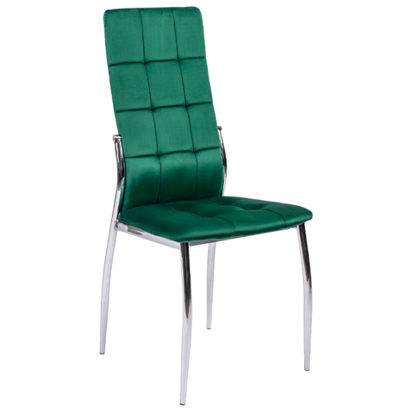 Scaun de bucătărie Halmar K416 Catifea/ Green photo 1
