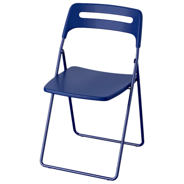 Кухонный стул Ikea Nisse Пластик/ Тёмно синий photo 1