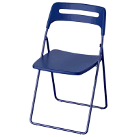 Кухонный стул Ikea Nisse Пластик/ Тёмно синий