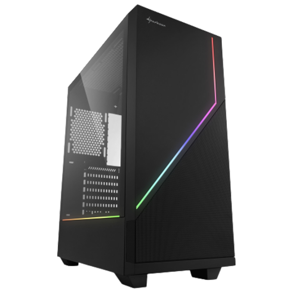 Корпус Sharkoon RGB FLOW Mid Tower / Черный photo 1 Корпус Sharkoon RGB FLOW Mid Tower / Черный photo 1