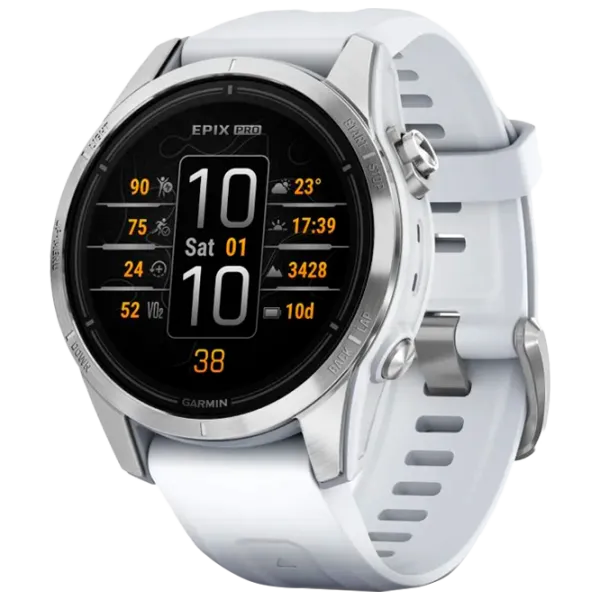 Умные часы Garmin Epix Pro (Gen 2) 1.2"/ 010-02802-01/ Whitestone Серебристый photo 1