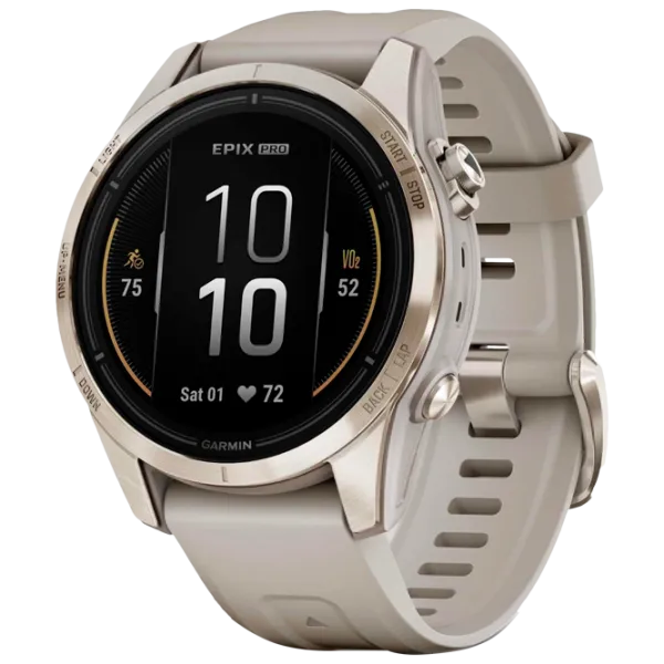 Умные часы Garmin Epix Pro (Gen 2) 1.2"/ 010-02802-11/ Soft Золотой photo 1