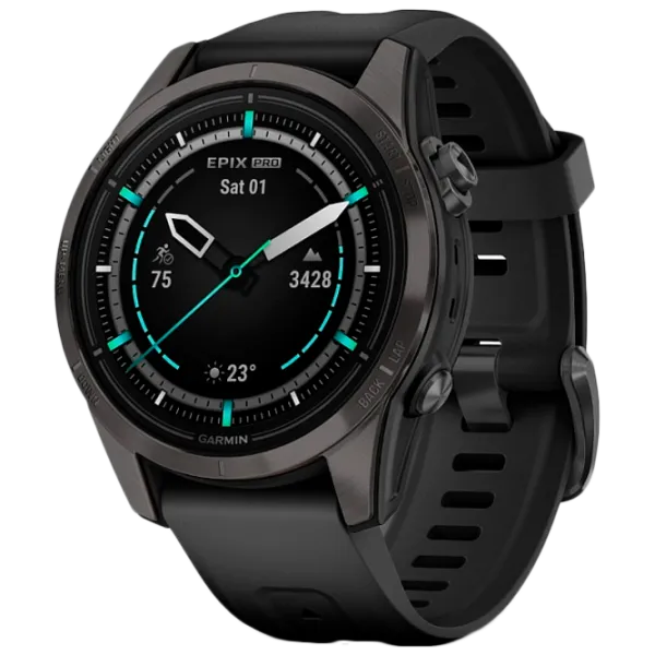Ceas inteligent Garmin Epix Pro (Gen 2) 1.2"/ 010-02802-15/ Carbon Titanium photo 1