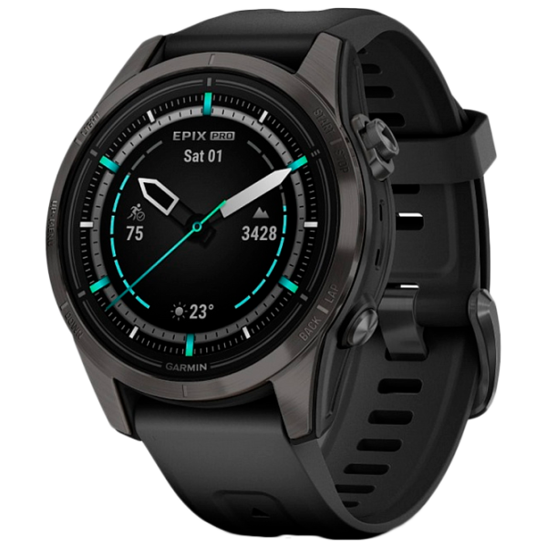Ceas inteligent Garmin Epix Pro (Gen 2) 1.2"/ 010-02802-15/ Carbon Titanium photo 1