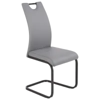 Scaun de bucătărie Halmar K371 Piele artificială/ Gray Black