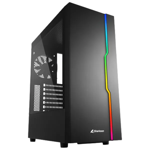 Корпус Sharkoon RGB SLIDER Mid Tower / Черный photo 1