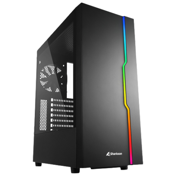 Корпус Sharkoon RGB SLIDER Mid Tower / Черный photo 1