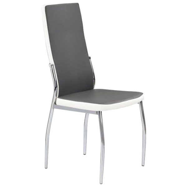 Scaun de bucătărie Halmar K210 Piele artificială/ Gray White photo 1