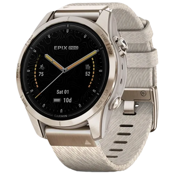 Умные часы Garmin Epix Pro (Gen 2) 1.2"/ 010-02802-20/ Soft Золотой photo 1