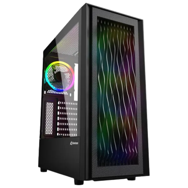 Корпус Sharkoon RGB WAVE Mid Tower / Черный photo 1 Корпус Sharkoon RGB WAVE Mid Tower / Черный photo 1