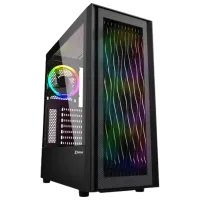 Корпус Sharkoon RGB WAVE Mid Tower / Черный