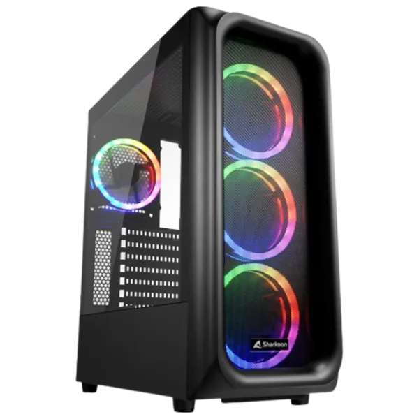 Корпус Sharkoon TK5M RGB Mid Tower / Черный photo 1 Корпус Sharkoon TK5M RGB Mid Tower / Черный photo 1