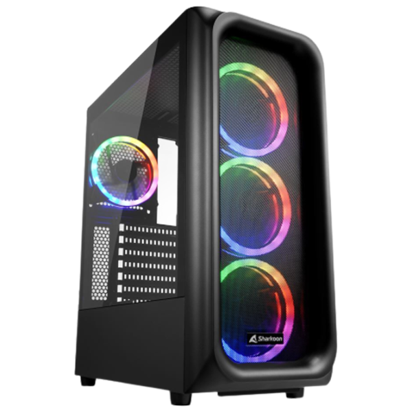 Корпус Sharkoon TK5M RGB Mid Tower / Черный photo 1 Корпус Sharkoon TK5M RGB Mid Tower / Черный photo 1