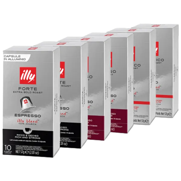 Set cafea Illy 5+1 cadou Capsule/ Espresso/ 10 capsule photo 1