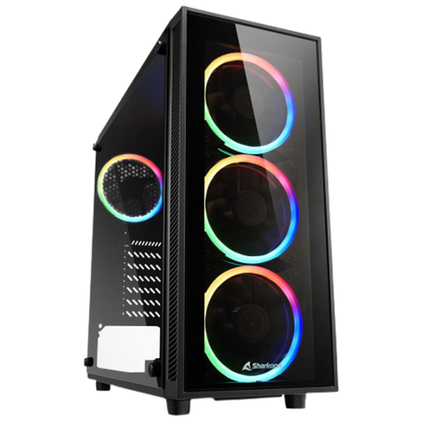 Carcasă Sharkoon TG4 RGB Mid Tower / Black photo 1