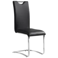 Scaun de bucătărie Signal H790 Eco Piele artificială/ Silver Black