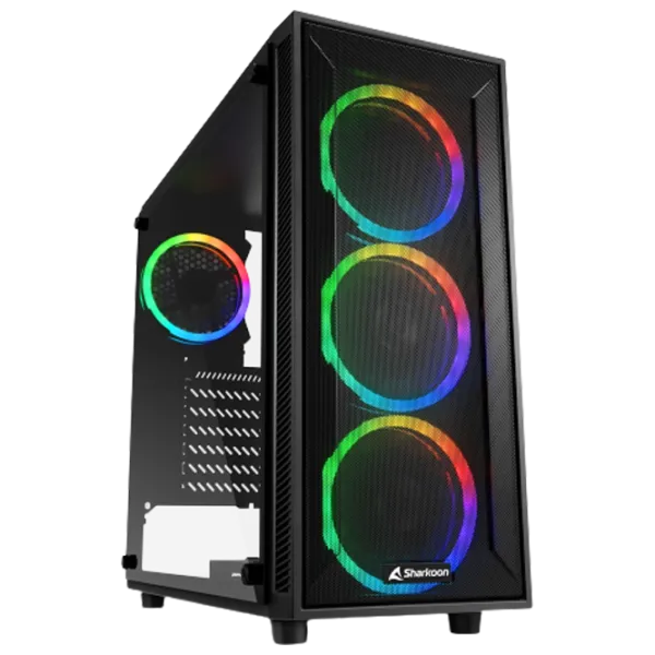 Carcasă Sharkoon TG4M RGB Mid Tower / Black photo 1